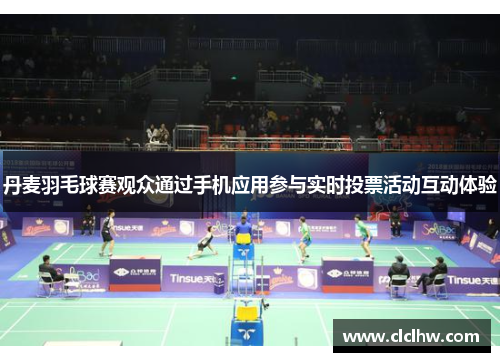 丹麦羽毛球赛观众通过手机应用参与实时投票活动互动体验 丹麦羽毛球赛观众通过手机应用参与实时投票活动互动体验